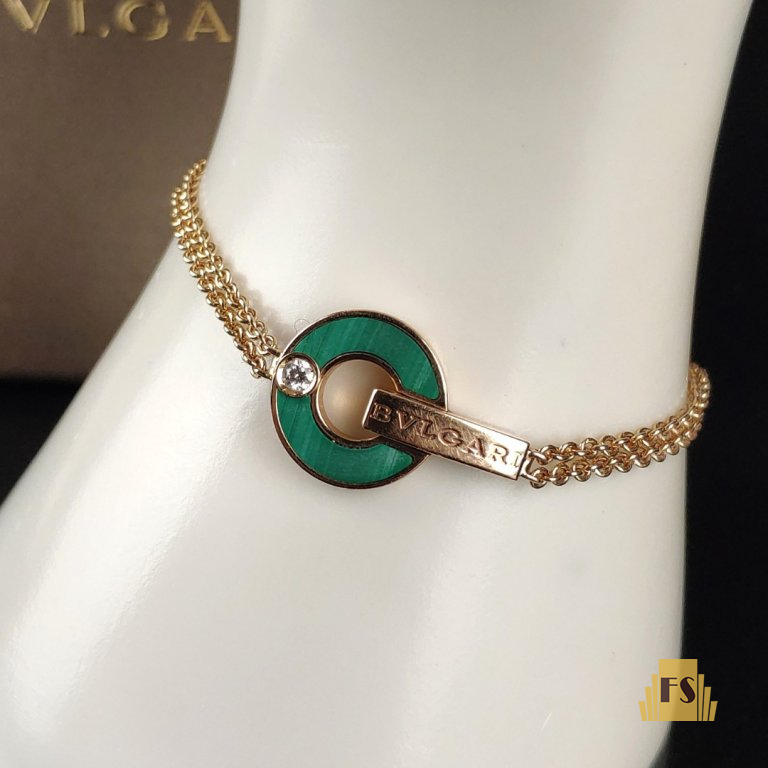 bulgari bracelet malachite